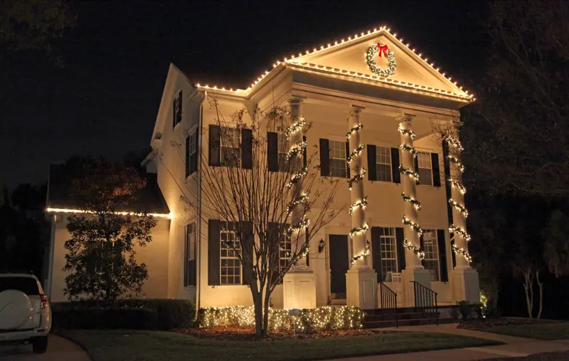House lit by Trent Delgadillo in the Portland metro
