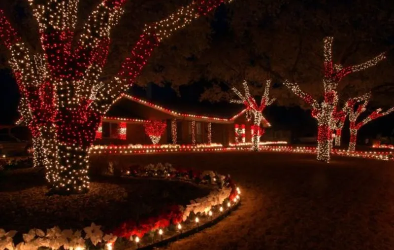 Roofline Christmas lights installed by Trent Delgadillo, Portland metro, photo 11